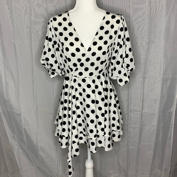 Fashion Nova Dresses & Skirts - FASHION NOVA Polka Dot Wrap Dress